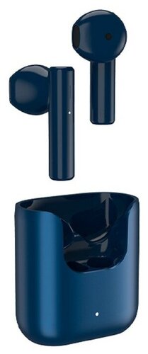 Наушники беспроводные TFN Flybuds, TWS, отклик 65 мс, BT 5.0, 40/380 мАч, сенсор, синие - фото 4