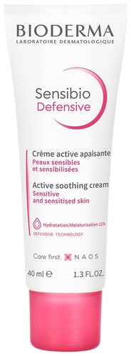 Bioderma Sensibio Defensive легкий крем для чувствительной кожи - фото 1