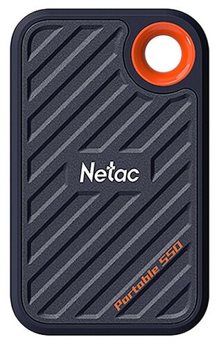 Внешний SSD Netac ZX20 1TB USB 3.2 Gen 2 Type-C NT01ZX20-001T-32BL Black - фото 1