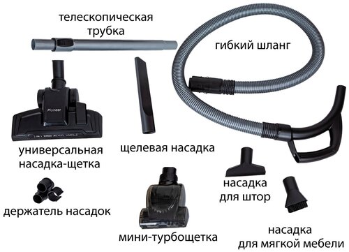 Пылесос Pioneer VC355C - фото 2