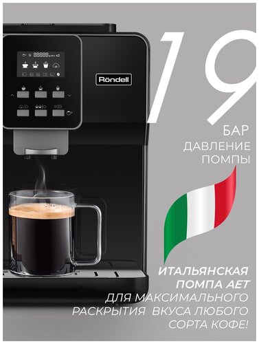 Кофемашина Rondell RDE-1109 - фото 3
