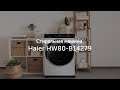 Видео - Cтиральная машина Haier HW80-B14279 серии Color&amp;Touch