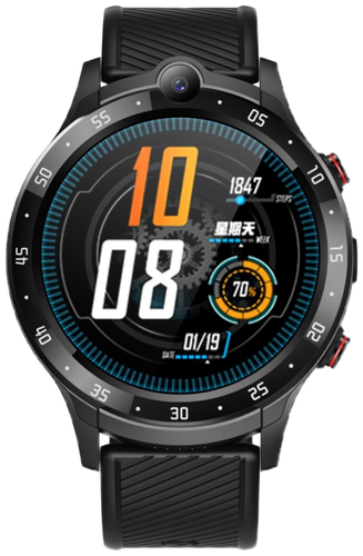 Детские Умные круглые часы NEW WIRELESS 4G с GPS / Умный смарт браслет / Сим карта Nano / Черный - фото 3