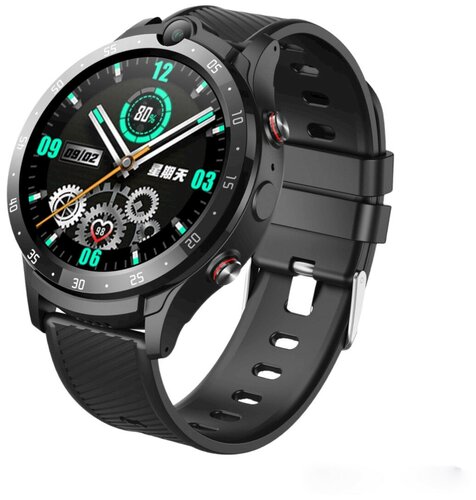 Детские Умные круглые часы NEW WIRELESS 4G с GPS / Умный смарт браслет / Сим карта Nano / Черный - фото 5