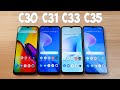 Видео - REALME C30 VS C31 VS C33 VS C35 - БОЛЬШОЕ СРАВНЕНИЕ! ЧТО ВЫБРАТЬ?