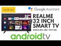 Видео - Realme 80 cm (32 inch) HD Ready LED Smart Android TV Unboxing and Testing | Realme Smart TV Android