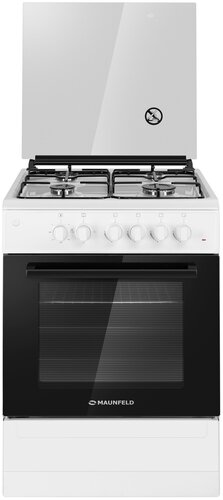 Газовая плита с электрической духовкой MAUNFELD MGC60EEW03 - фото 1