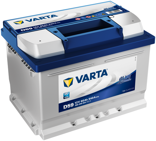 Автомобильный аккумулятор VARTA Blue Dynamic D59 (560 409 054) 242x175x175 - фото 1