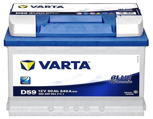 Автомобильный аккумулятор VARTA Blue Dynamic D59 (560 409 054) 242x175x175 - фото 2
