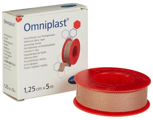 Hartmann OMNIPLAST пластырь фиксирующий текстильный без еврохолдера, 1.25х500 см - фото 4