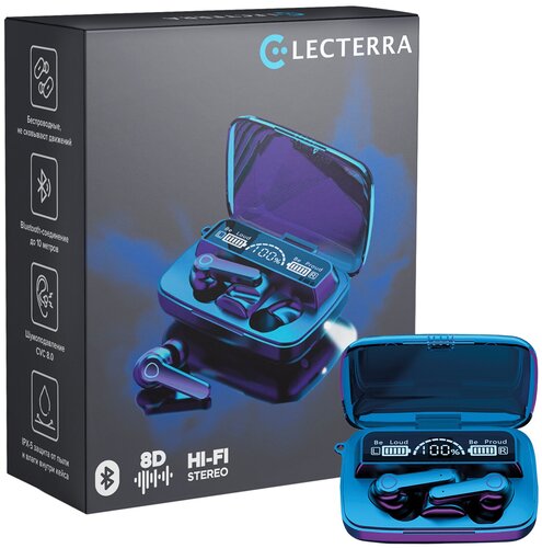 Беспроводные наушники Electerra M19 с микрофоном и шумоподавлением. Bluetooth наушники TWS для спорта - фото 1