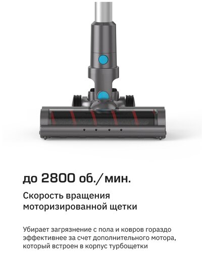 Беспроводной вертикальный пылесос Teqqo Powerstick Plus - фото 2
