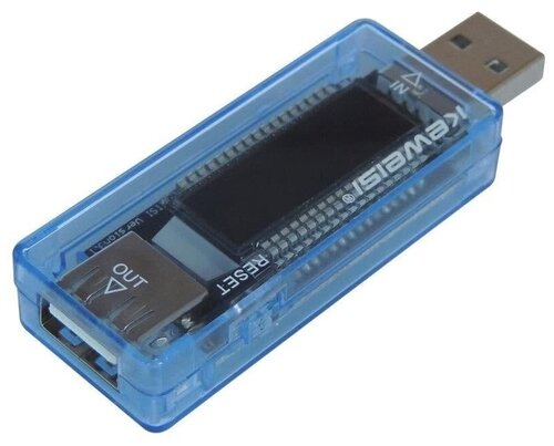 Usb тестер цифровой вольтметр амперметр измеритель ёмкости мини мультиметр память подсветка - фото 2