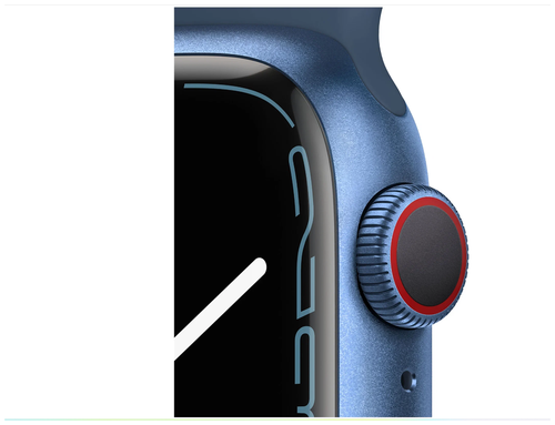 Смарт Часы Watch Series 7 ULTRA-HIGH-QUALITY /Android или iOS / Часы для школы и офиса / Синий - фото 3