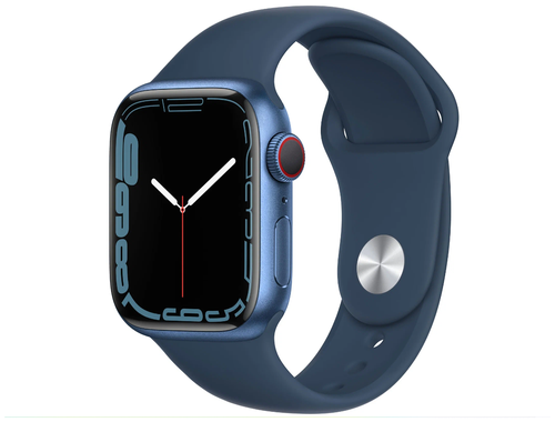 Смарт Часы Watch Series 7 ULTRA-HIGH-QUALITY /Android или iOS / Часы для школы и офиса / Синий - фото 1