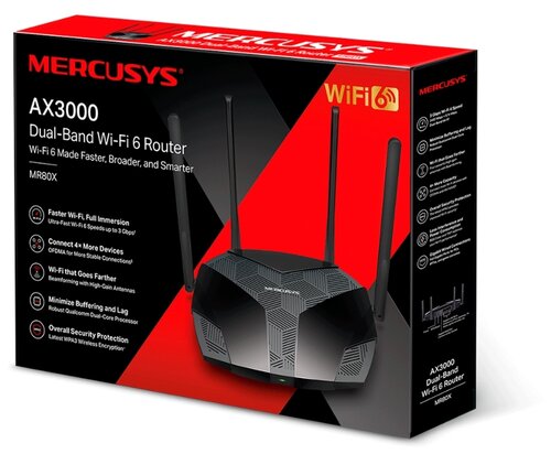 Wi-Fi роутер Mercusys MR80X - фото 3