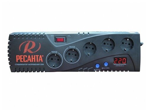 Стабилизатор напряжения однофазный РЕСАНТА С500 (0.45 кВт) - фото 3