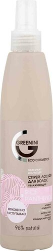 Greenini Спрей-лосьон для волос RICE & PANTHENOL - фото 3