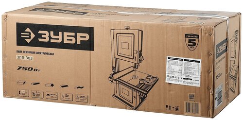 Ленточнопильный станок вертикальный ЗУБР ЗПЛ-305 750 Вт - фото 2
