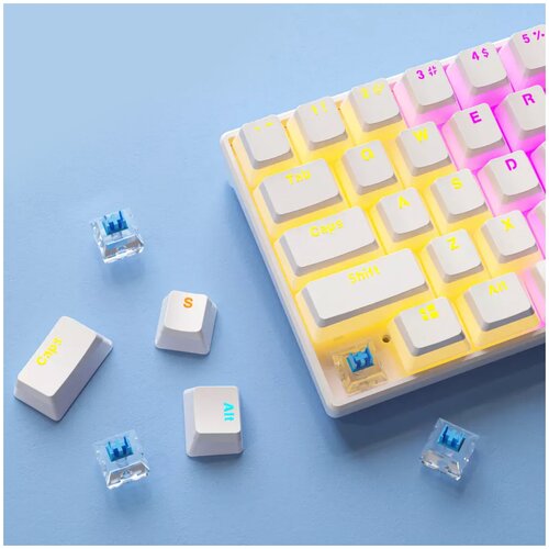 Клавиатура механическая игровая Booox K61P Pudding Keycaps - фото 5
