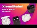 Видео - Xiaomi Redmi Buds 4, Pro, Active и Lite 🔥 Тест БЕСПРОВОДНЫХ Наушников 🎵 Ищем КРУТОЙ ЗВУК!