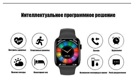Умные смарт-часы PRO MAX/A9 ROSE - фото 3