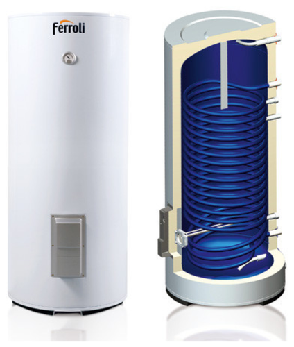 Накопительный косвенный водонагреватель Ferroli Ecounit 200-1C - фото 3
