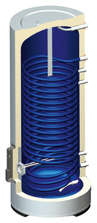 Накопительный косвенный водонагреватель Ferroli Ecounit 200-1C - фото 2