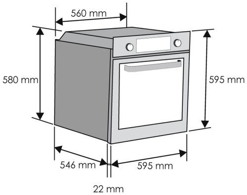 Электрический духовой шкаф Haier HOD-PM08TGB - фото 2