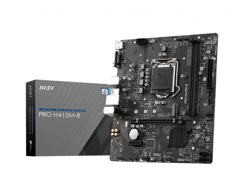 Материнская плата MSI PRO H410M-B - фото 5