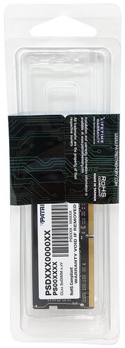 Оперативная память Patriot Memory SL 8 ГБ DDR4 2400 МГц SODIMM CL17 PSD48G240082S - фото 5