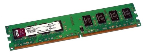 Оперативная память Kingston ValueRAM 2 ГБ DDR2 800 МГц CL6 (KVR800D2N6/2G) - фото 1