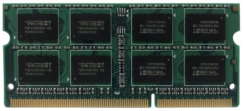 Оперативная память Patriot Memory SL 4 ГБ DDR3 1600 МГц SODIMM CL11 PSD34G160081S - фото 3