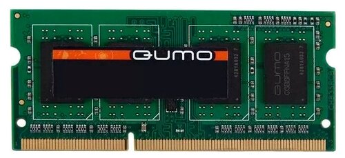 Оперативная память Qumo 4 ГБ DDR3 1333 МГц SODIMM CL9 QUM3S-4G1333C9 - фото 1