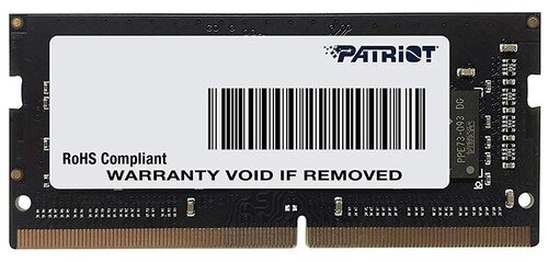 Оперативная память Patriot Memory SL 16 ГБ DDR4 2666 МГц SODIMM CL19 PSD416G266681S - фото 1
