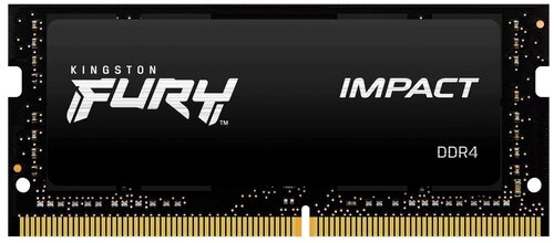 Оперативная память Kingston FURY Impact 8 ГБ DDR4 2666 МГц SODIMM CL15 KF426S15IB/8 - фото 1