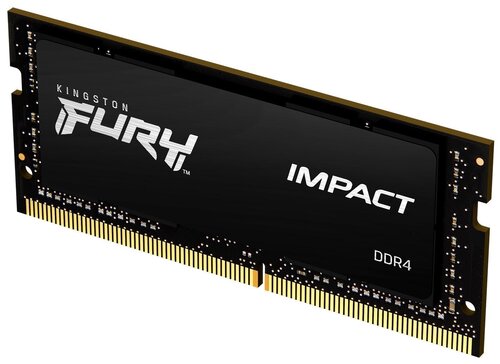 Оперативная память Kingston FURY Impact 8 ГБ DDR4 2666 МГц SODIMM CL15 KF426S15IB/8 - фото 2