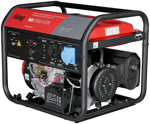 Бензиновый генератор Fubag BS 5500 A ES, (5500 Вт) - фото 3
