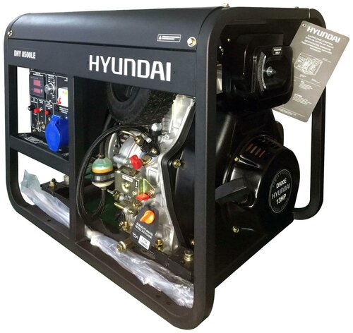 Дизельный генератор Hyundai DHY-8500 LE, (7200 Вт) - фото 1