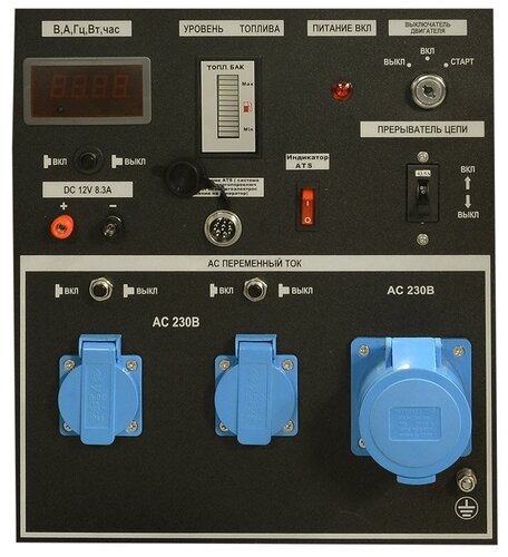 Бензиновый генератор ТСС SGG-10000 EHА, (11000 Вт) - фото 2