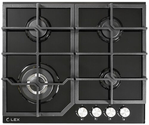 Газовая варочная панель LEX GVG 640-1 BL - фото 1