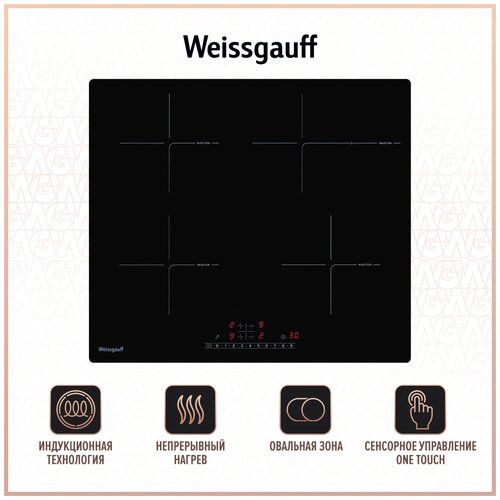 Индукционная варочная панель Weissgauff HI 641 BSC - фото 2