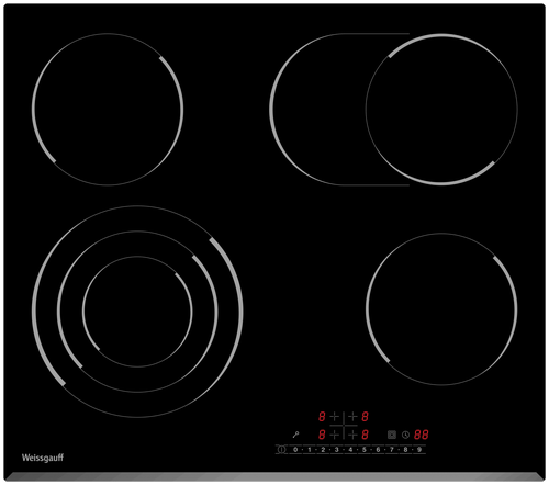 Электрическая варочная панель Weissgauff HV 643 BS - фото 2
