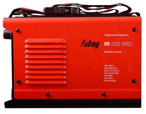 Сварочный аппарат инверторного типа Fubag IR 200 VRD 38900, MMA - фото 4