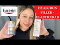 Видео - EUCERIN HYALURON FILLER + ELASTICIDAD RUTINA COMPLETA DÍA Y NOCHE | RESEÑA + RUTINA SKINCARE!