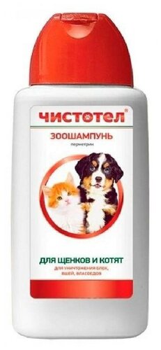 ЧИСТОТЕЛ шампунь от блох и клещей Максимум для щенков и котят - фото 2