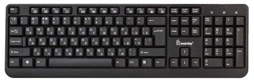 Клавиатура SmartBuy ONE 208 Black USB - фото 1