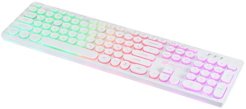 Клавиатура OKLICK 420MRL White USB - фото 1