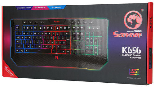 Игровая клавиатура MARVO K656 Black USB - фото 5
