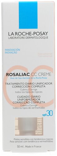 La Roche-Posay СС крем для кожи склонной к покраснениям Rosaliac, SPF 30 - фото 3